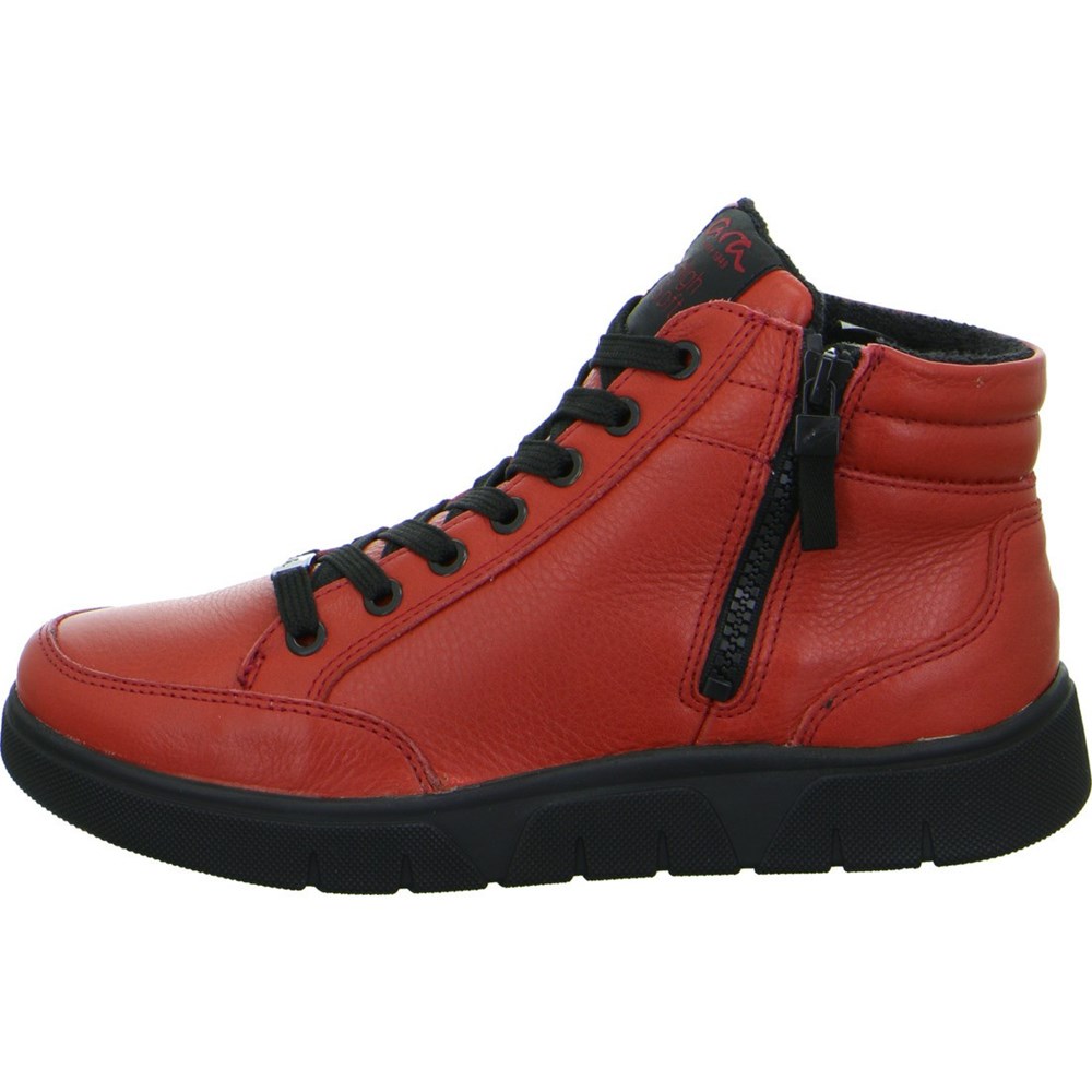 ARA High top Rom rubin Joggesko Dame Rød | SJ8546739