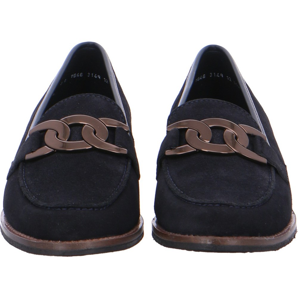 ARA Kent Loafers Dame Blå | XV8490671