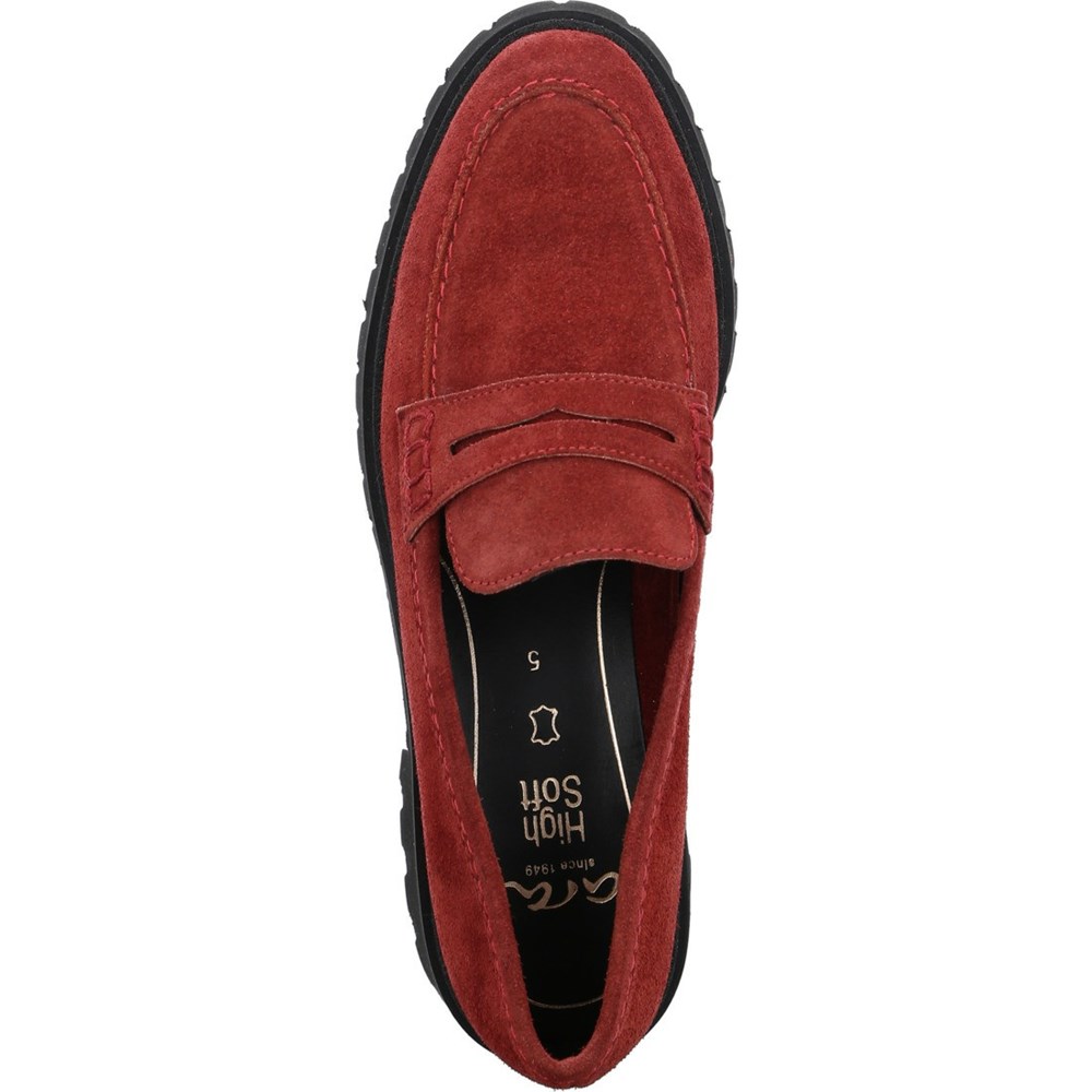 ARA Kent chili Loafers Dame Rød | JM4627301