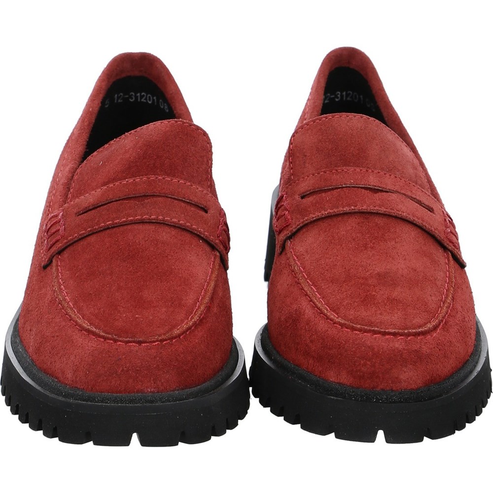 ARA Kent chili Loafers Dame Rød | JM4627301