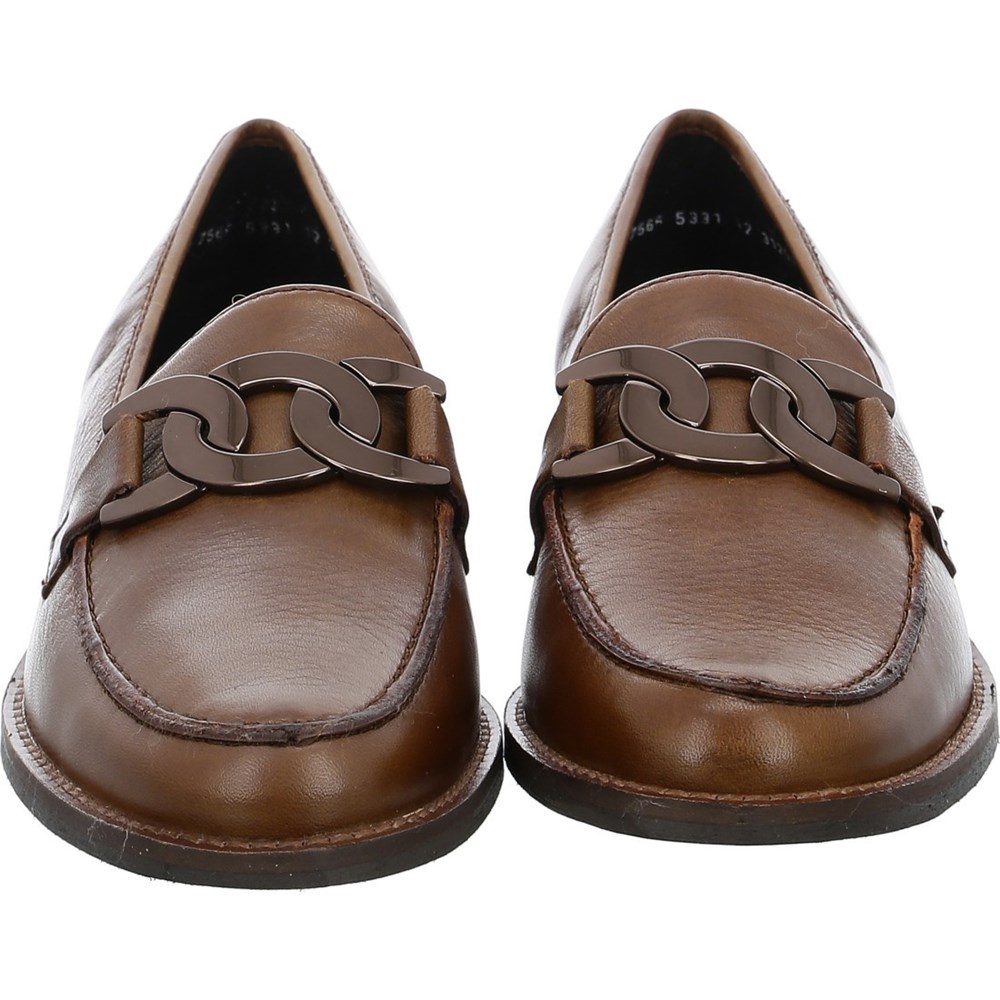 ARA Kent nuts Loafers Dame Brune | TE0329685