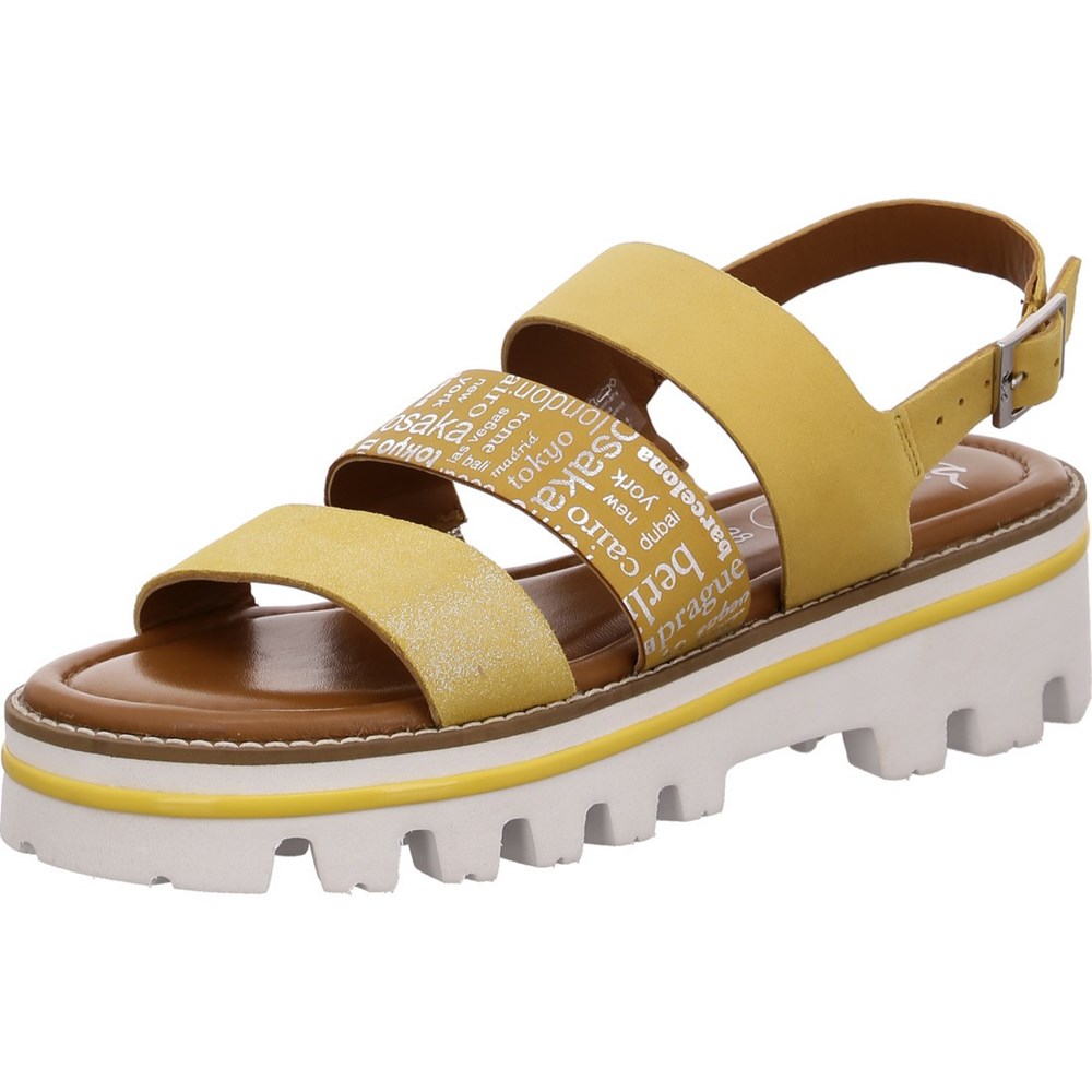 ARA Kopenhagen sole Sandaler Dame Gul | RW5340197