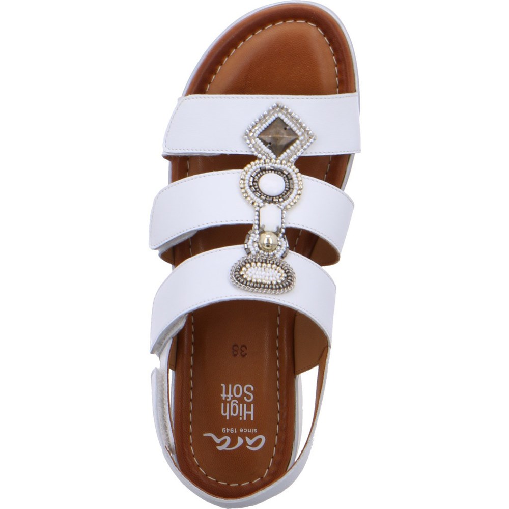 ARA Kreta Sandaler Dame Hvite | OY5426097