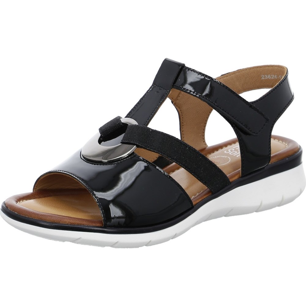 ARA Kreta Sandaler Dame Svarte | MD9412760