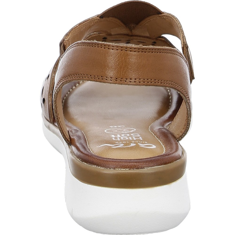 ARA Kreta cognac Sandaler Dame Brune | FK4725981