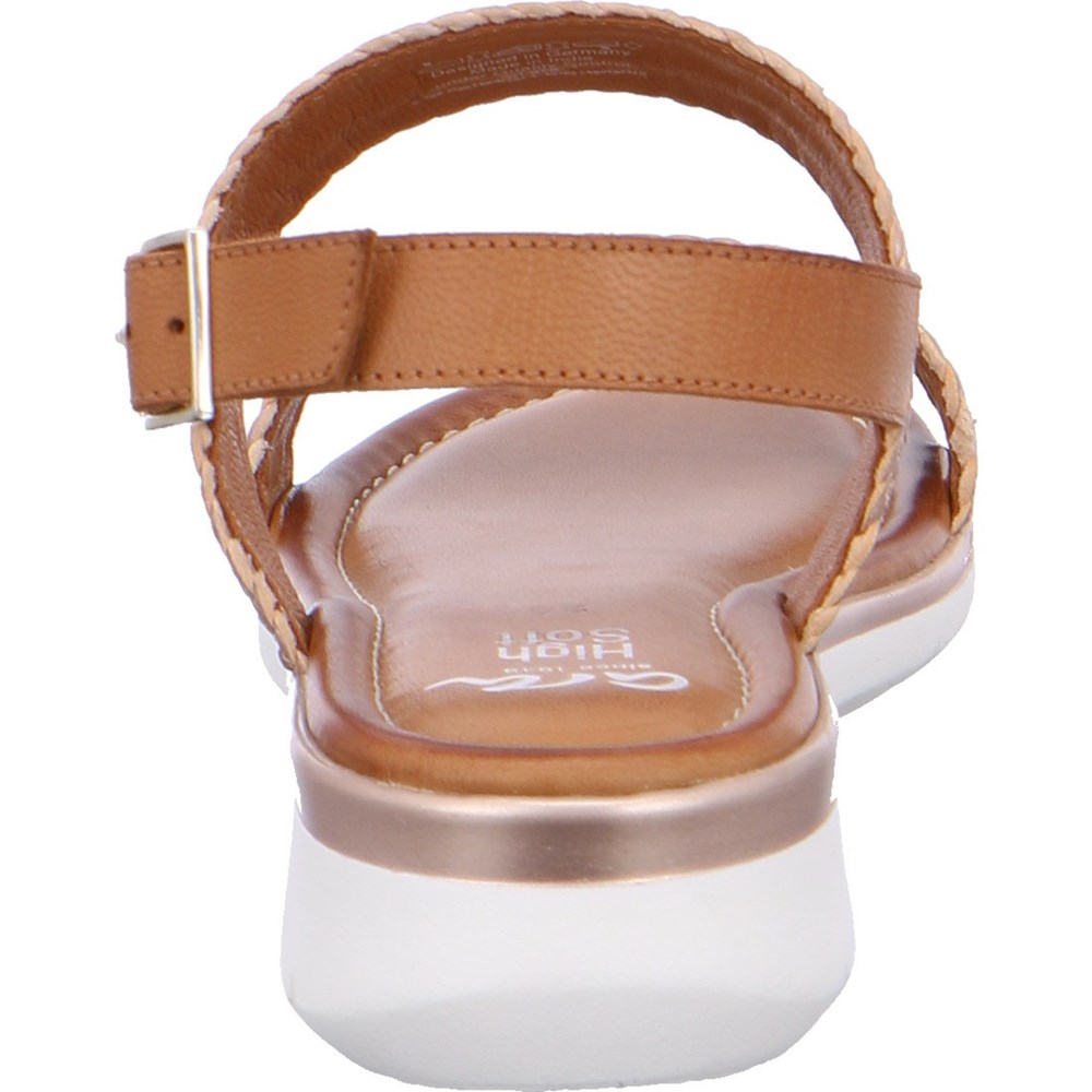 ARA Kreta cognac Sandaler Dame Brune | QA9351274