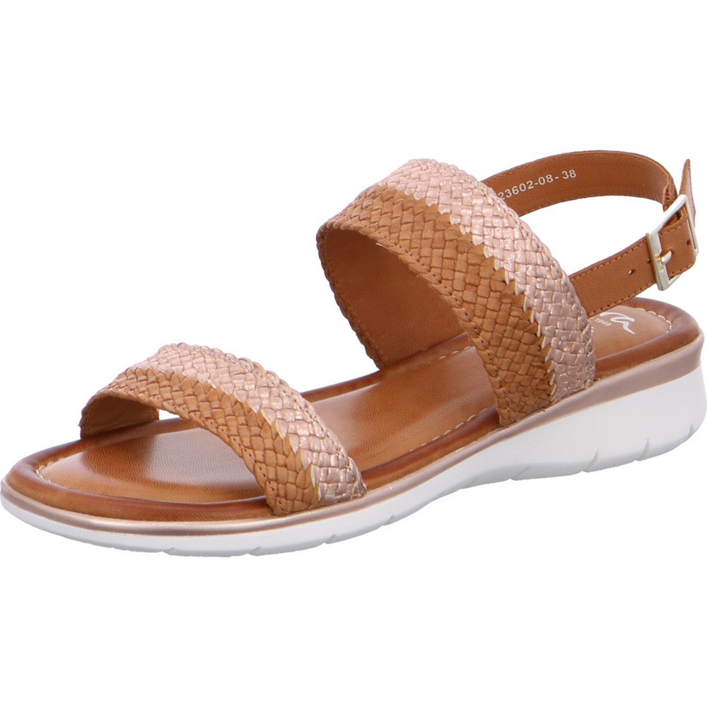 ARA Kreta cognac Sandaler Dame Brune | QA9351274