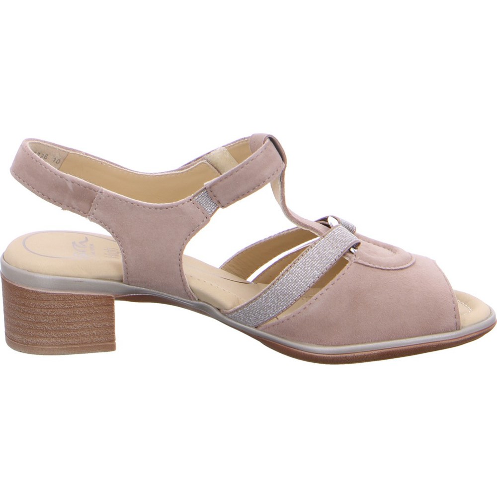 ARA Lugano taupe Sandaler Dame Beige | KL0624753