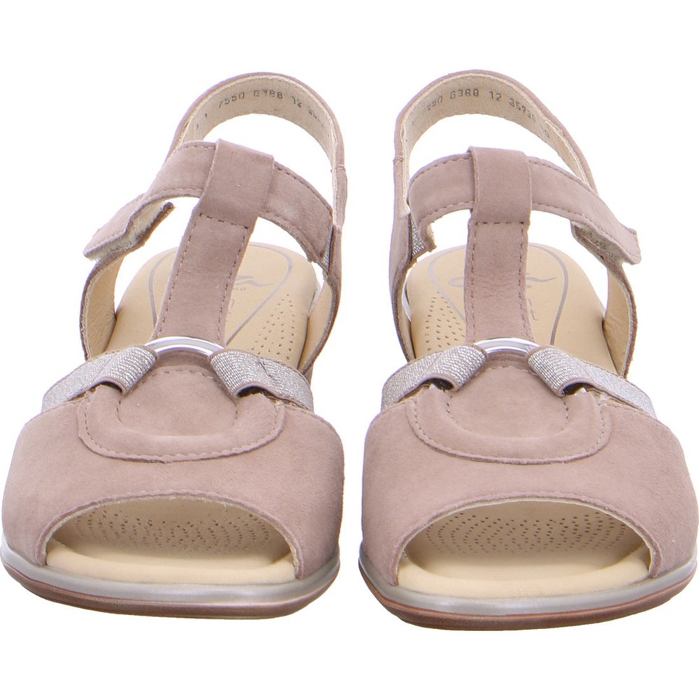 ARA Lugano taupe Sandaler Dame Beige | KL0624753