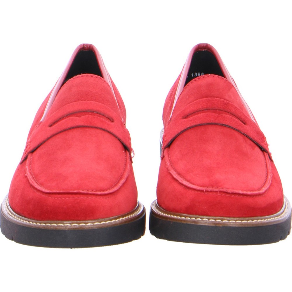 ARA Manchester Loafers Dame Rød | HR6095872