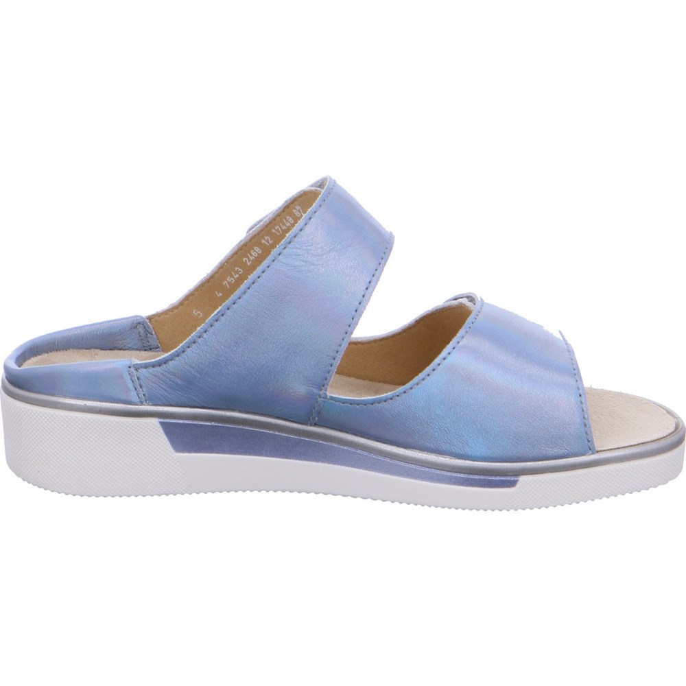 ARA Mules Courtyard Mules Sko Dame Blå | BD8954231