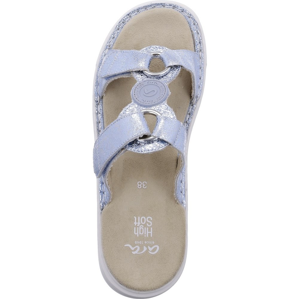 ARA Mules Courtyard aqua Mules Sko Dame Blå | ZX3786954