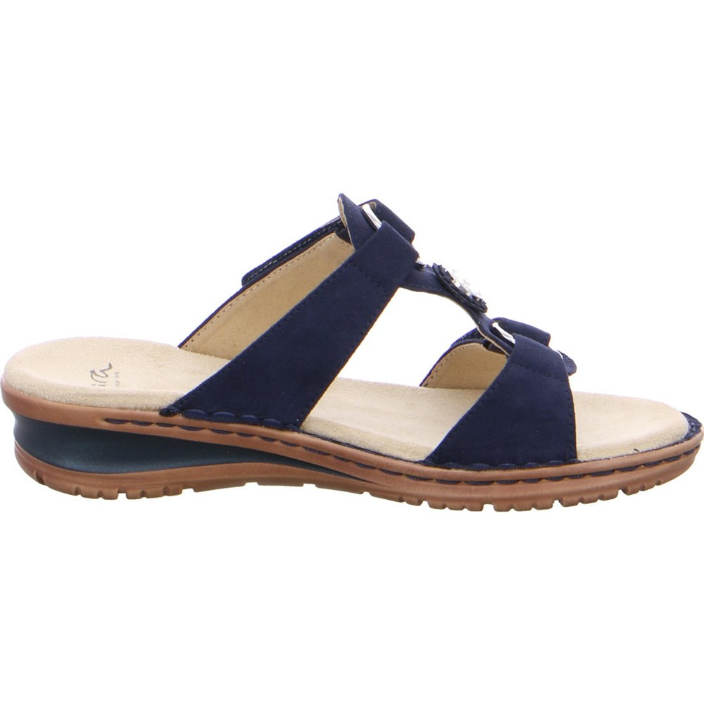 ARA Mules Hawaii Mules Sko Dame Blå | BH7320859