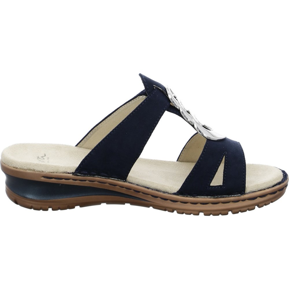 ARA Mules Hawaii Mules Sko Dame Blå | HX9378652