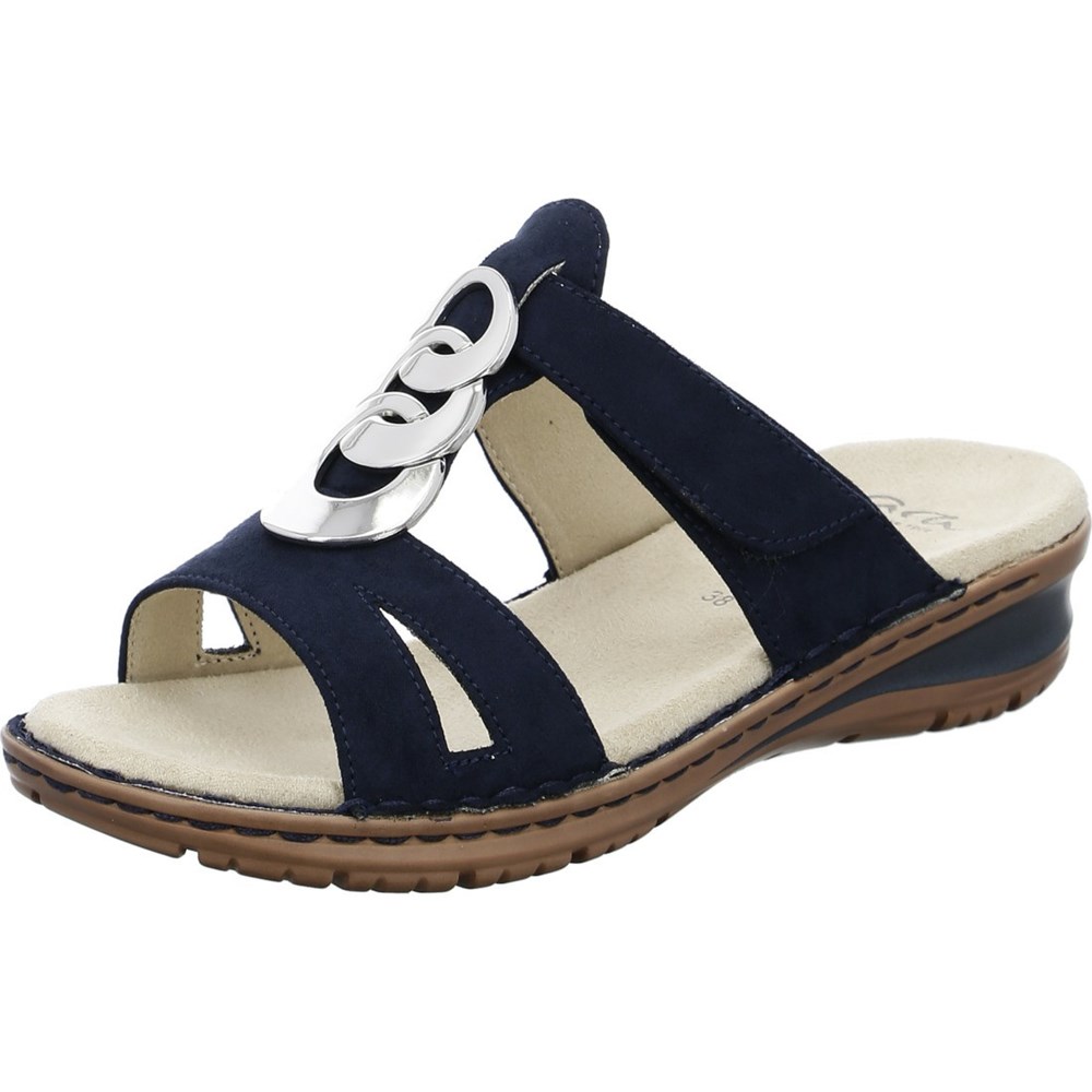 ARA Mules Hawaii Mules Sko Dame Blå | HX9378652