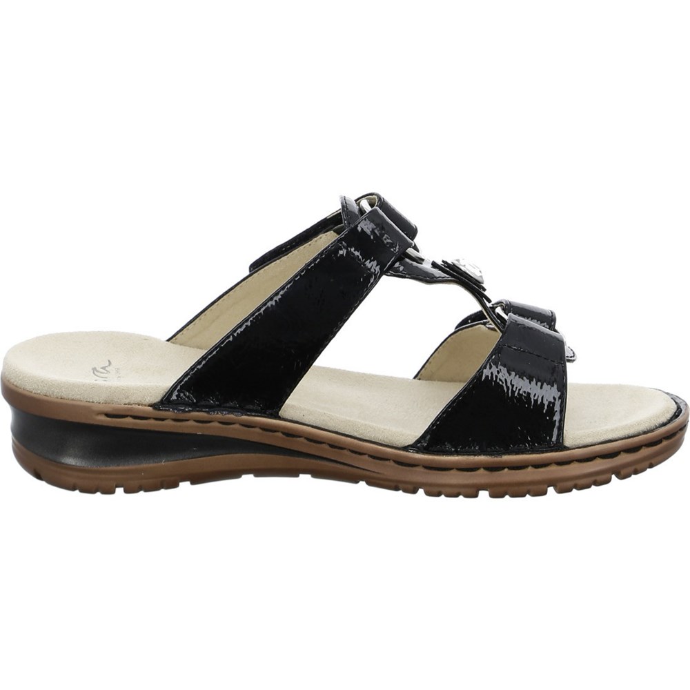 ARA Mules Hawaii Mules Sko Dame Svarte | OA0915248