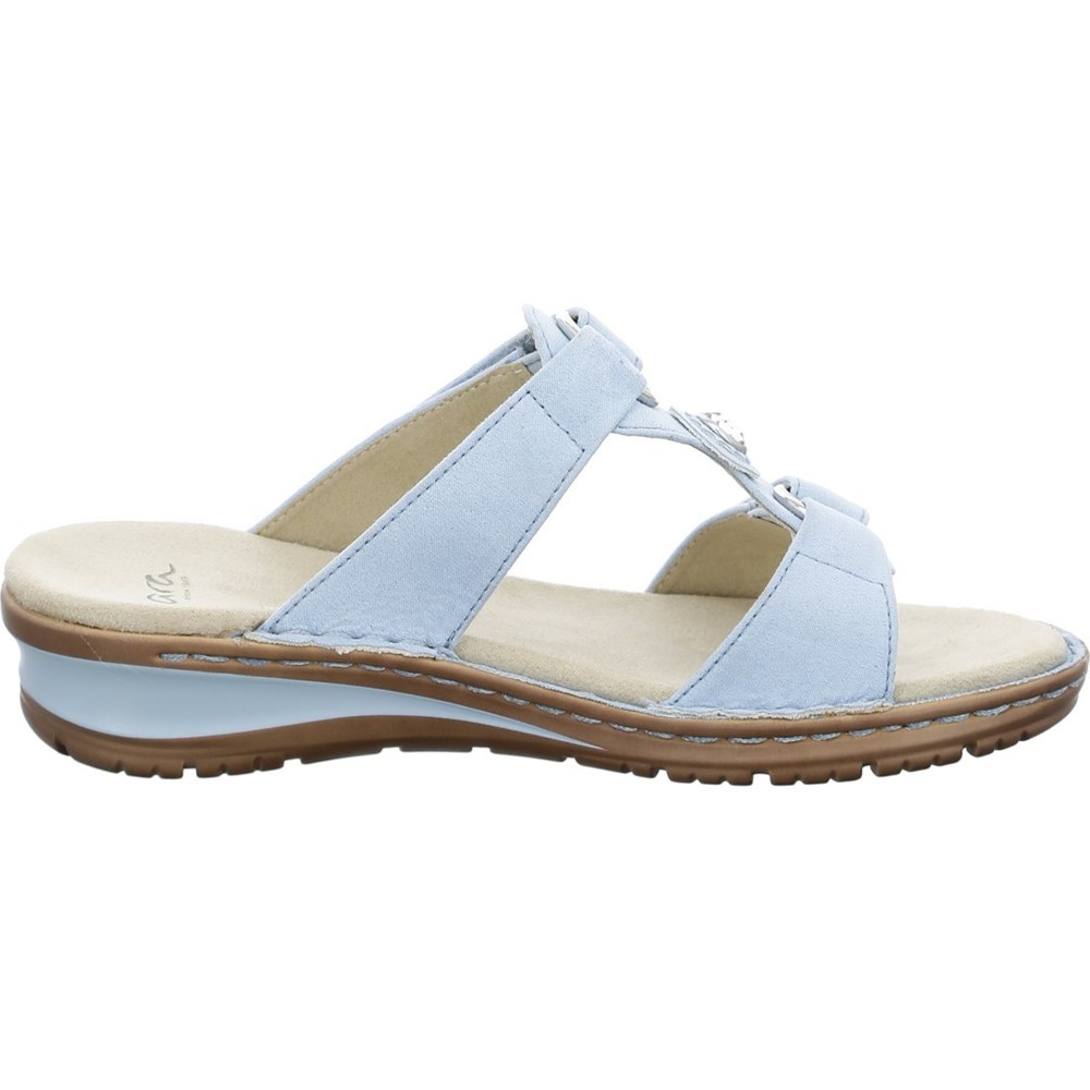 ARA Mules Hawaii aqua Mules Sko Dame Blå | BT6150392