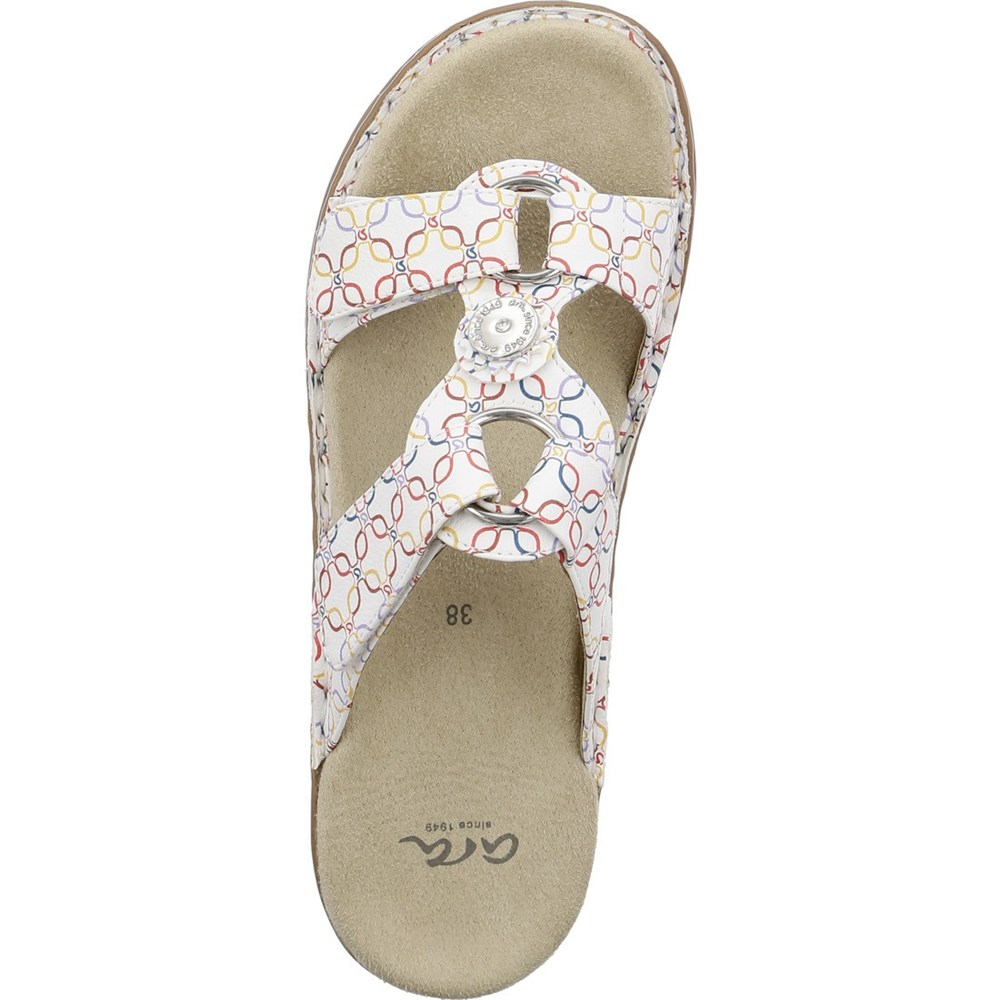 ARA Mules Hawaii multi Mules Sko Dame Hvite | JA9142736