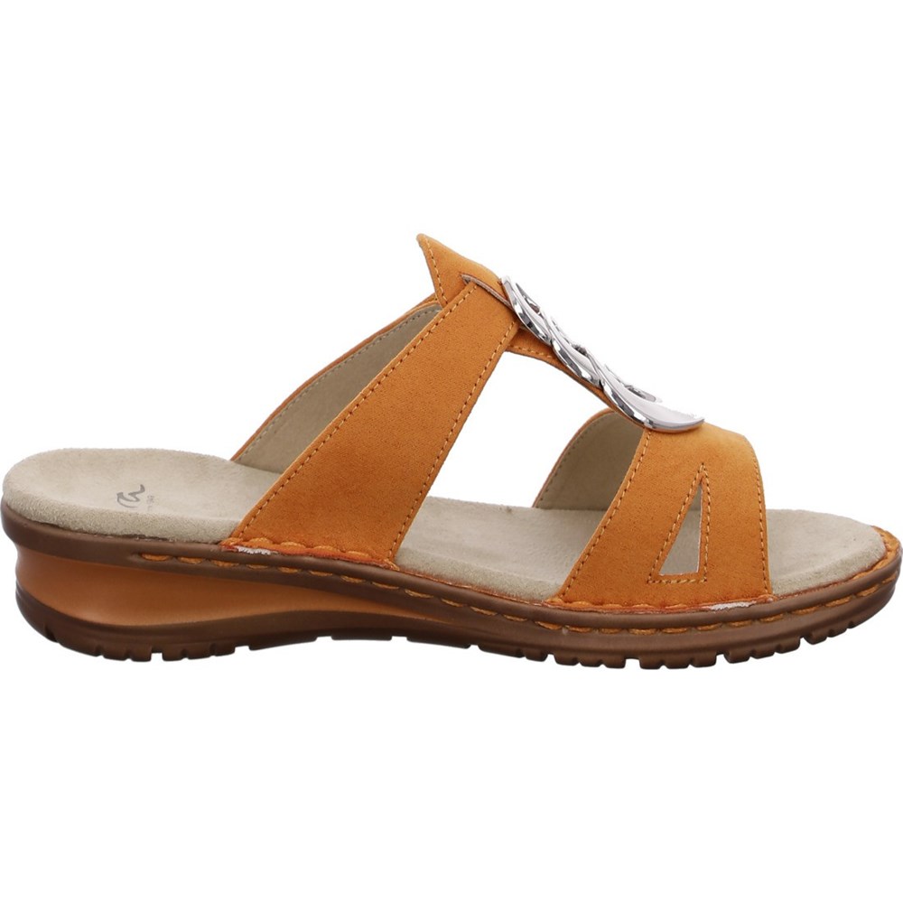 ARA Mules Hawaii ochre Mules Sko Dame Brune | HT2419706