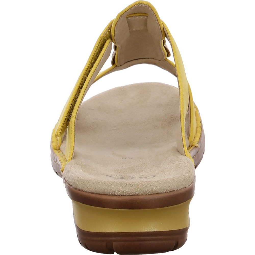 ARA Mules Hawaii sole Mules Sko Dame Gul | IA8742510