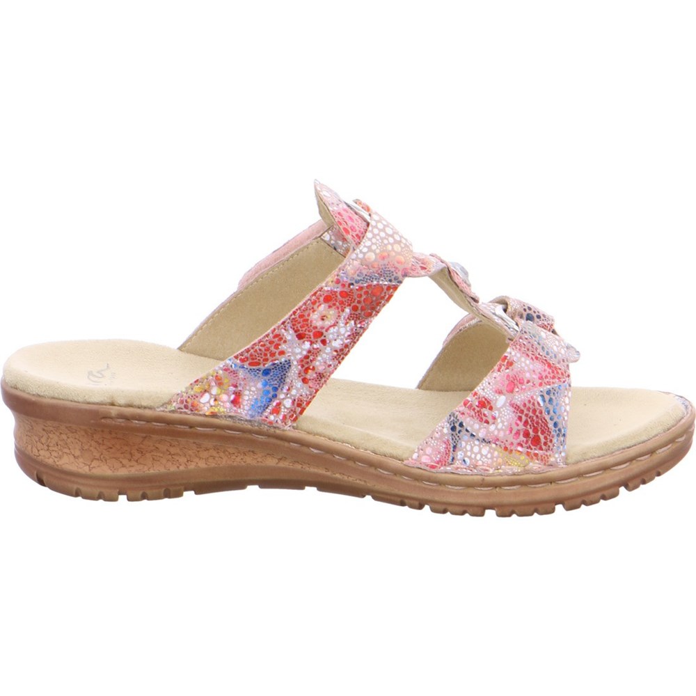 ARA Mules Hawaii taupe powder Mules Sko Dame Hvite | EC7068423