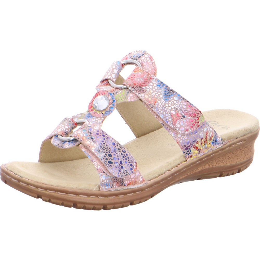 ARA Mules Hawaii taupe powder Mules Sko Dame Hvite | EC7068423