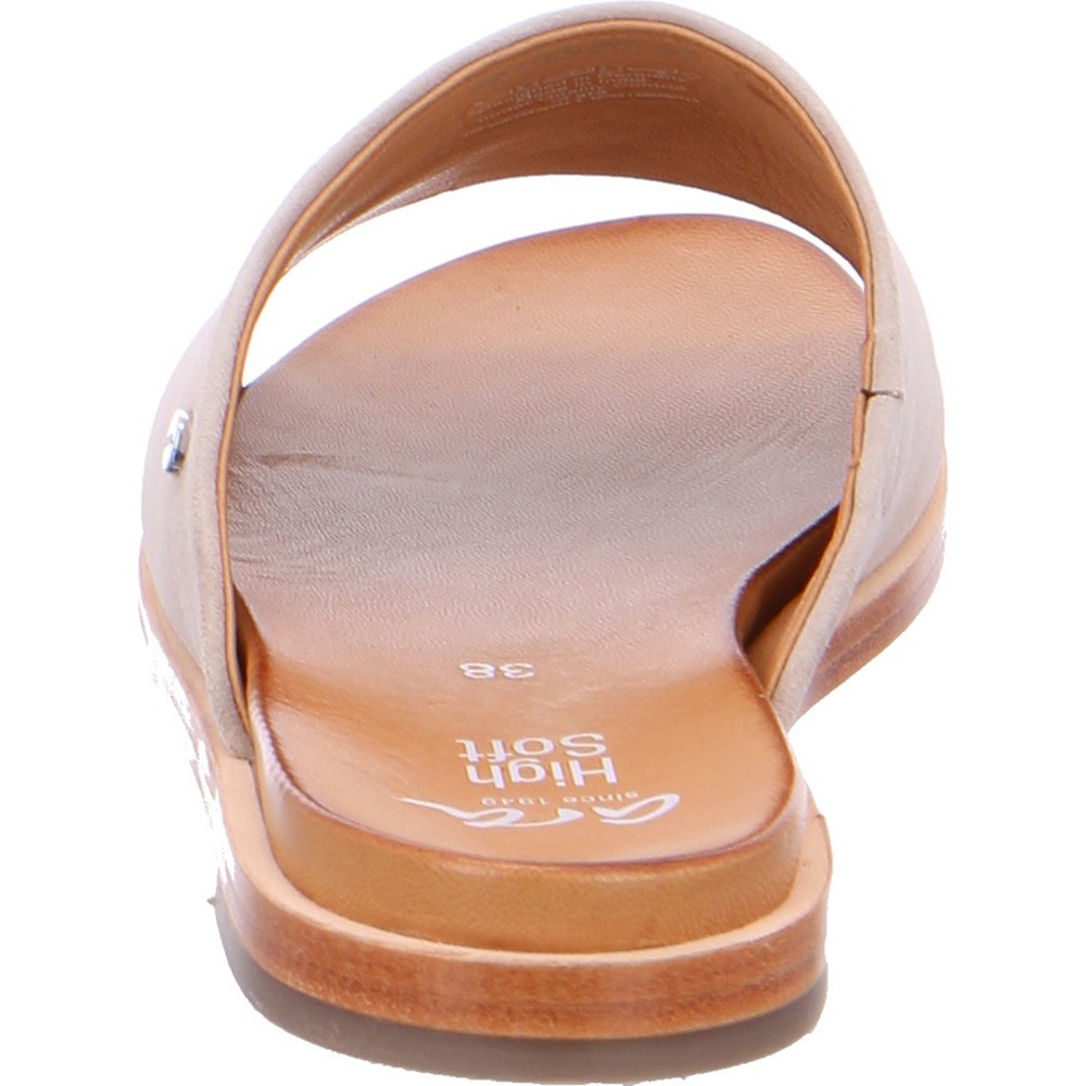 ARA Mules Kent Mules Sko Dame Beige | CZ4096315