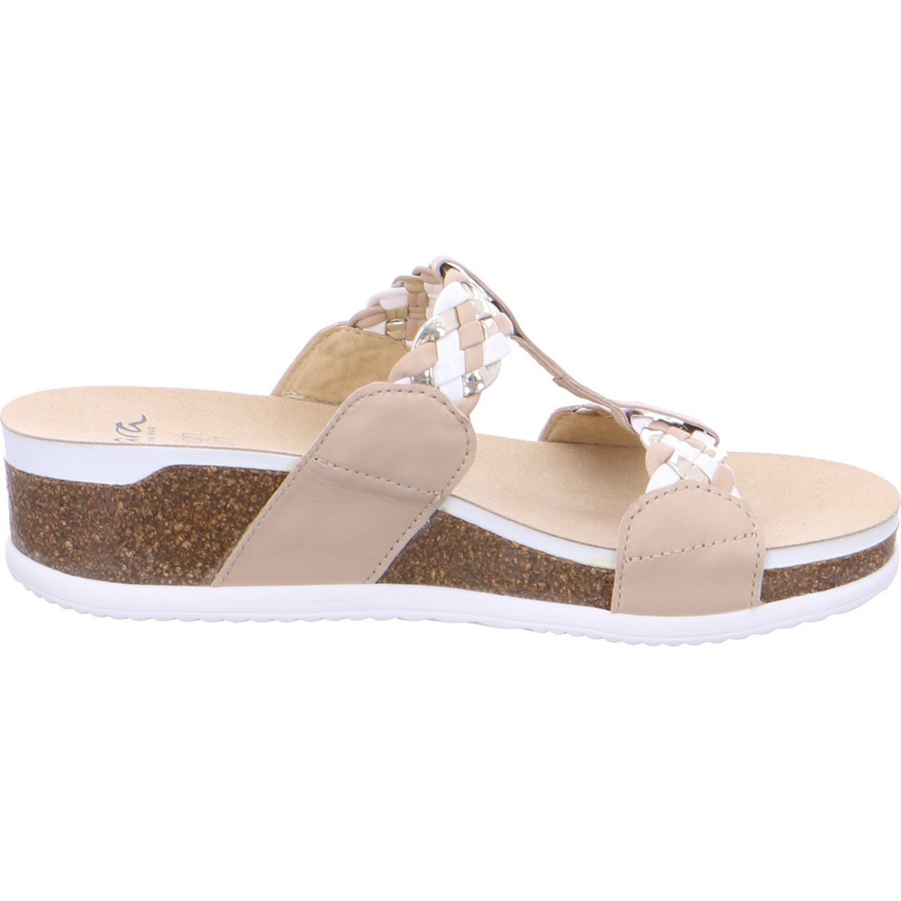 ARA Mules Norderney Mules Sko Dame Beige | WT8601257