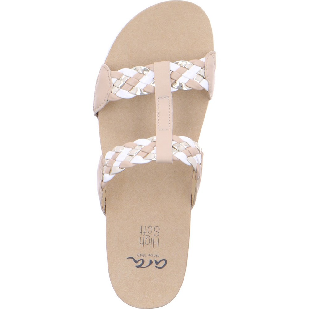 ARA Mules Norderney Mules Sko Dame Beige | WT8601257