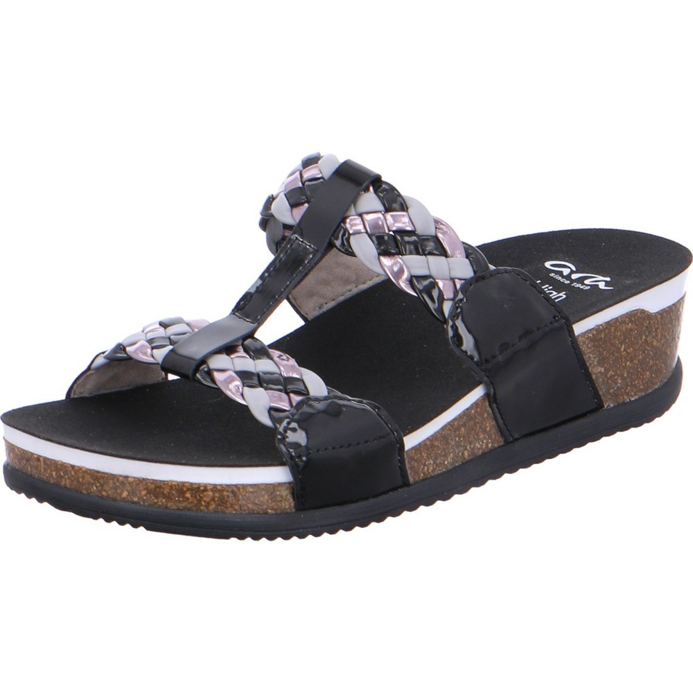 ARA Mules Norderney Mules Sko Dame Svarte | HW4038625