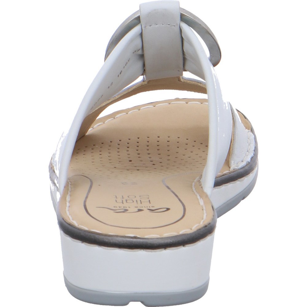 ARA Mules Positano nebbia Mules Sko Dame Hvite | SI4612980