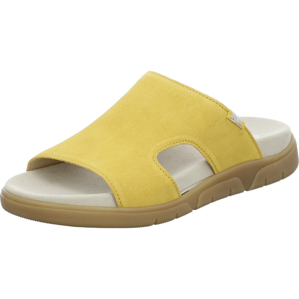 ARA Mules Rom-Sports sole Mules Sko Dame Gul | HN6142578