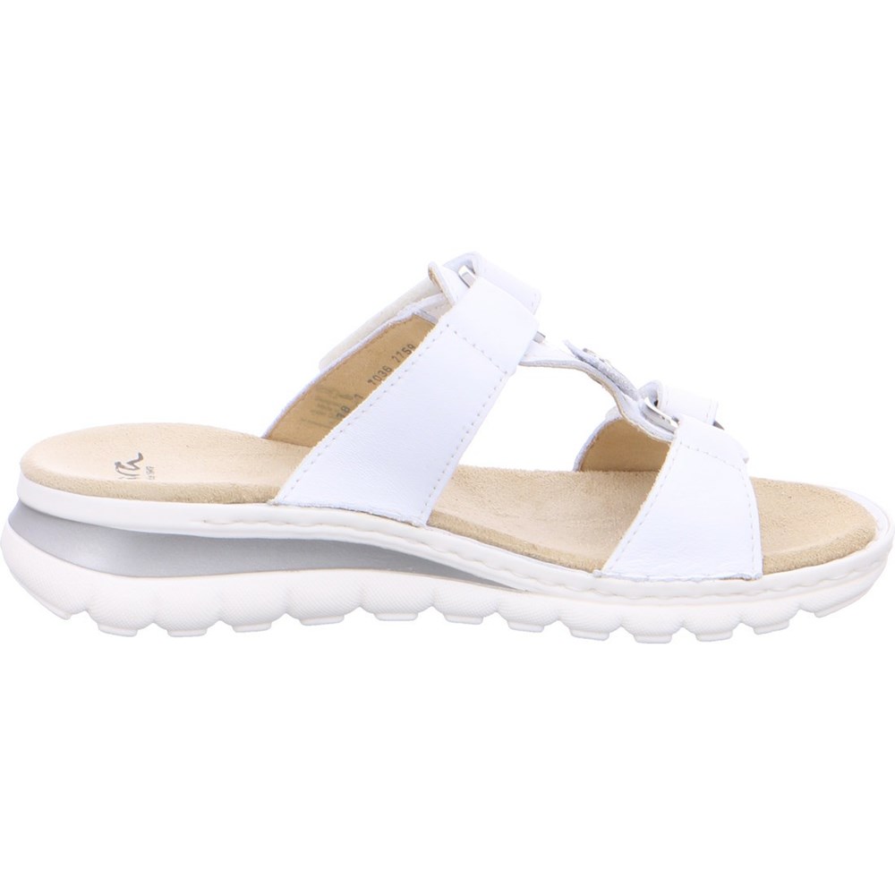 ARA Mules Tampa bianco Mules Sko Dame Hvite | AY3609718