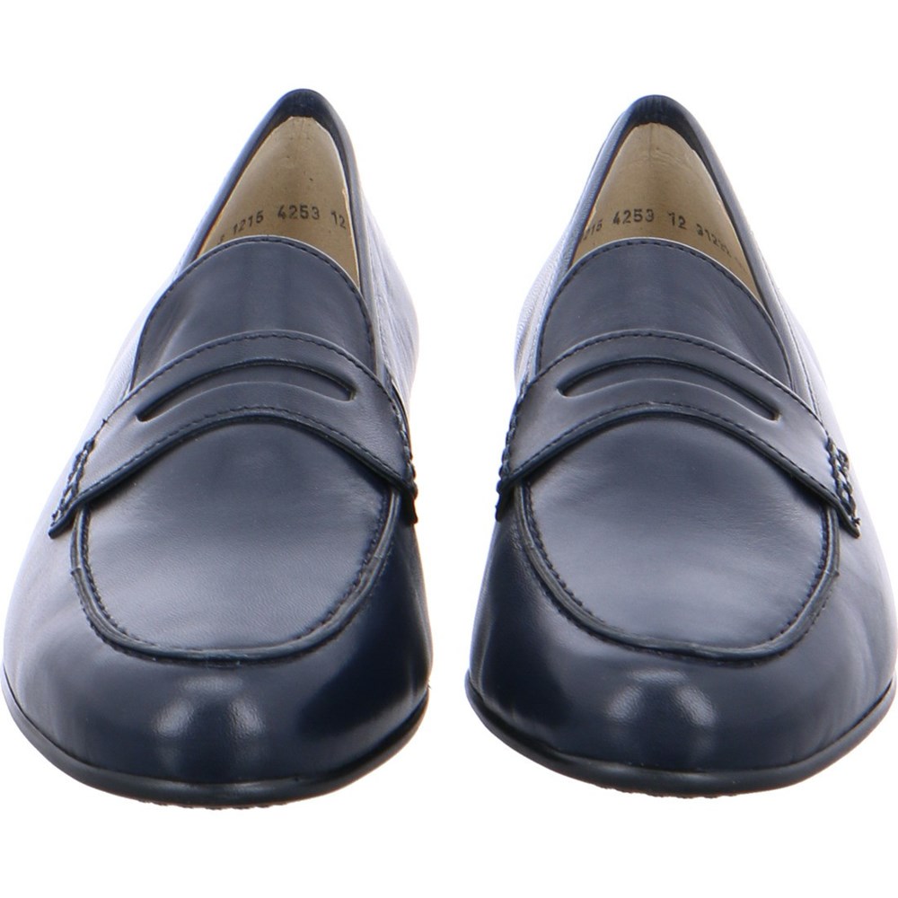 ARA Penny Kent Loafers Dame Blå | IX5239714