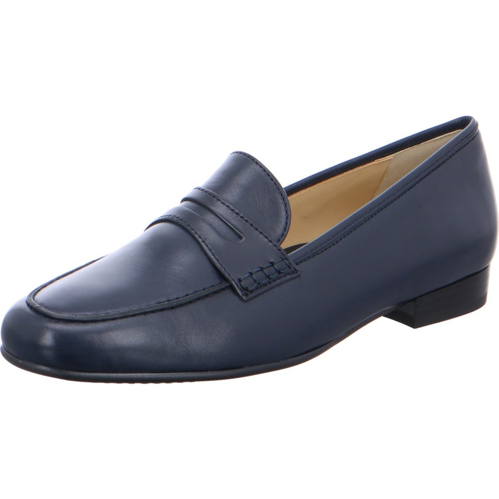 ARA Penny Kent Loafers Dame Blå | IX5239714