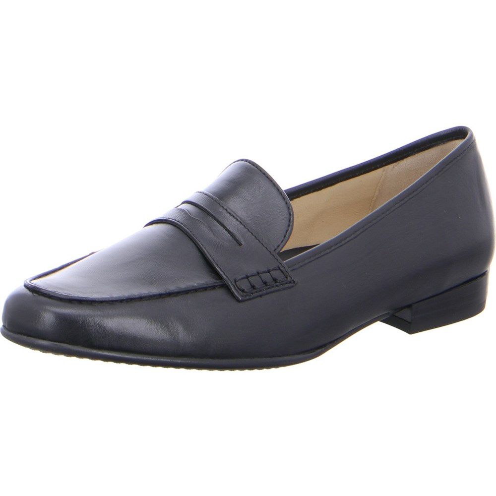 ARA Penny Kent Loafers Dame Svarte | YM2374915