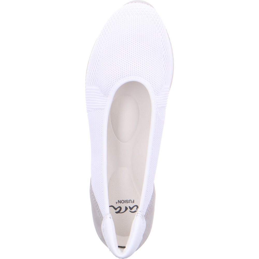 ARA Porto Loafers Dame Hvite | QM2891530