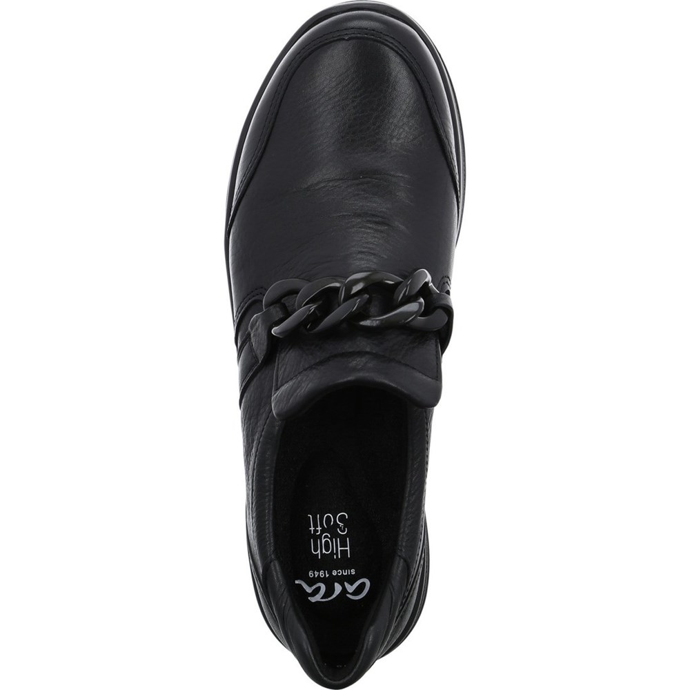 ARA Sapporo Loafers Dame Svarte | MD2705389