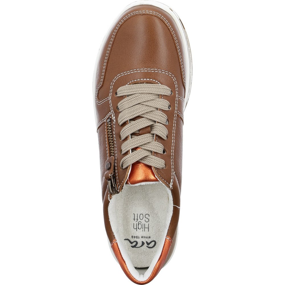 ARA Sapporo cognac Joggesko Dame Brune | ZI1734260