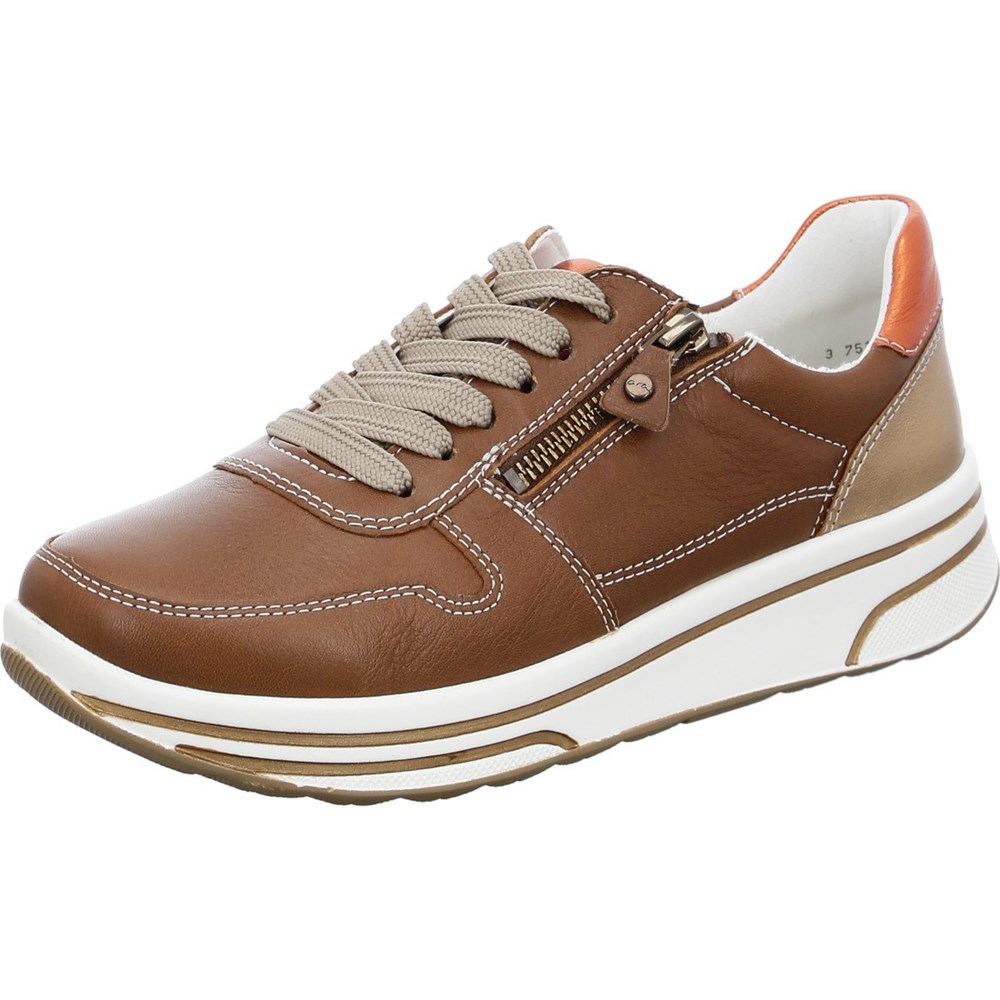 ARA Sapporo cognac Joggesko Dame Brune | ZI1734260