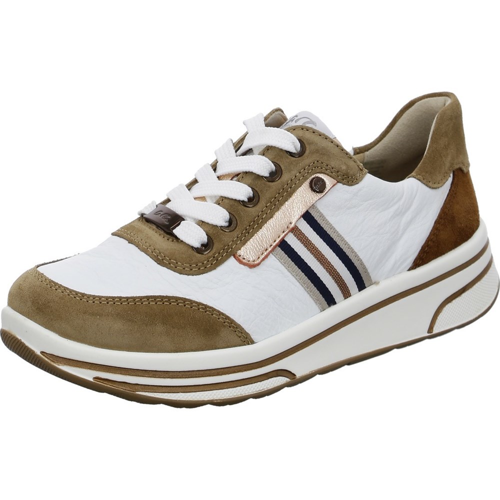 ARA Sapporo toffee Joggesko Dame Hvite | NX5304167