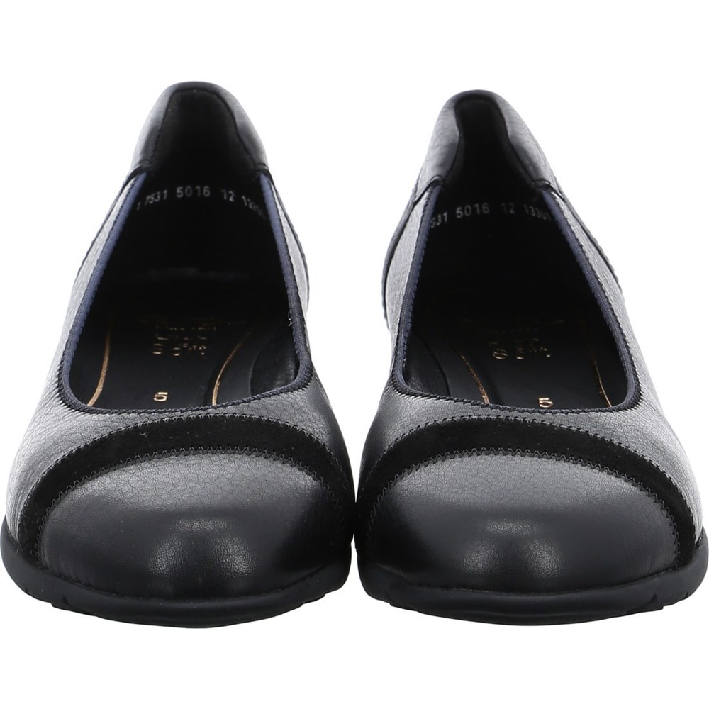 ARA Sardinia Loafers Dame Svarte | XE7134856