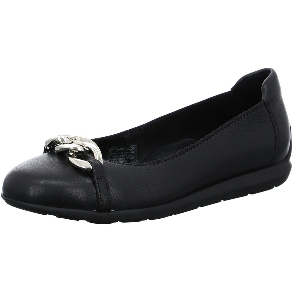 ARA Sardinia Loafers Dame Svarte | ZD6480375