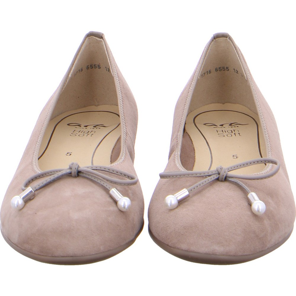 ARA Sardinia taupe Ballerinasko Dame Beige | OL3521670