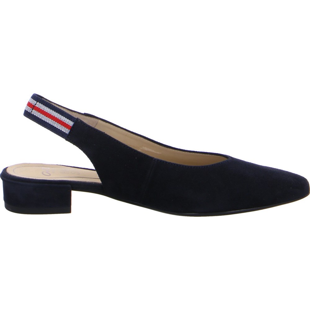 ARA Sling pumps Paris Court Sko Dame Blå | HP9583702