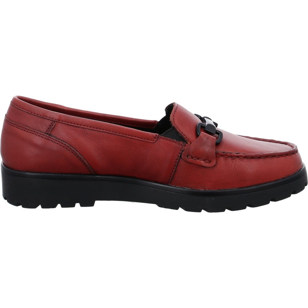 ARA Slip-ons Dallas Loafers Dame Rød | ZE6125980