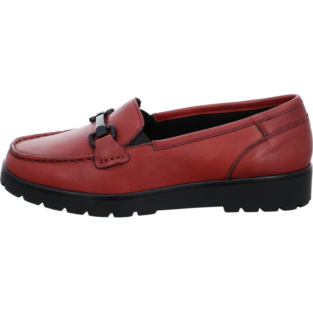 ARA Slip-ons Dallas Loafers Dame Rød | ZE6125980