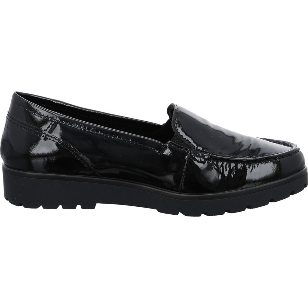 ARA Slip-ons Dallas Loafers Dame Svarte | CF2091578