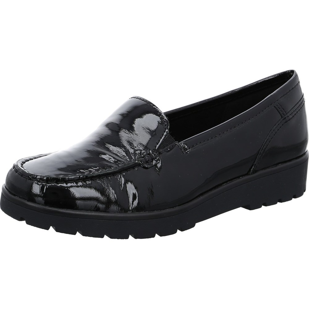 ARA Slip-ons Dallas Loafers Dame Svarte | CF2091578