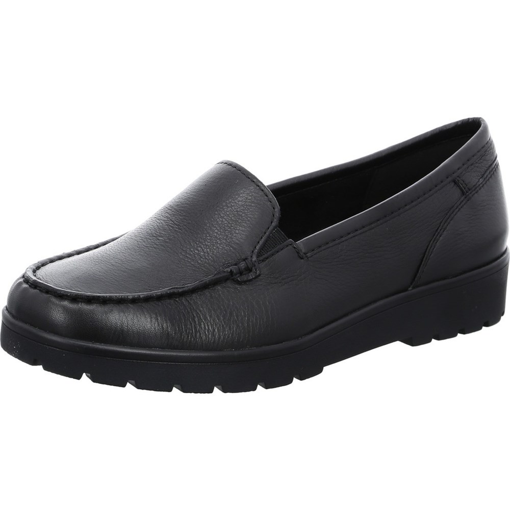 ARA Slip-ons Dallas Loafers Dame Svarte | HA7834629